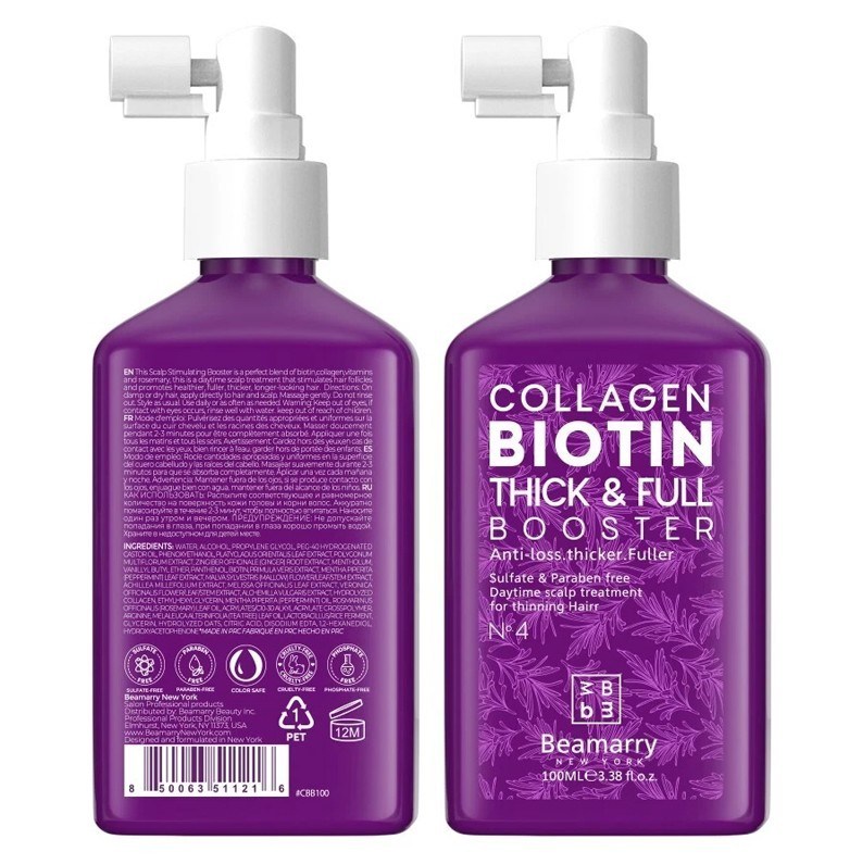 BeaMarrySAÇ BAKIM ÜRÜNLERİBeamarry Collagen Biotin Thick Full Booster Kolajen & Biotin Dolgunlaştırıcı Saç Serumu 100 ml