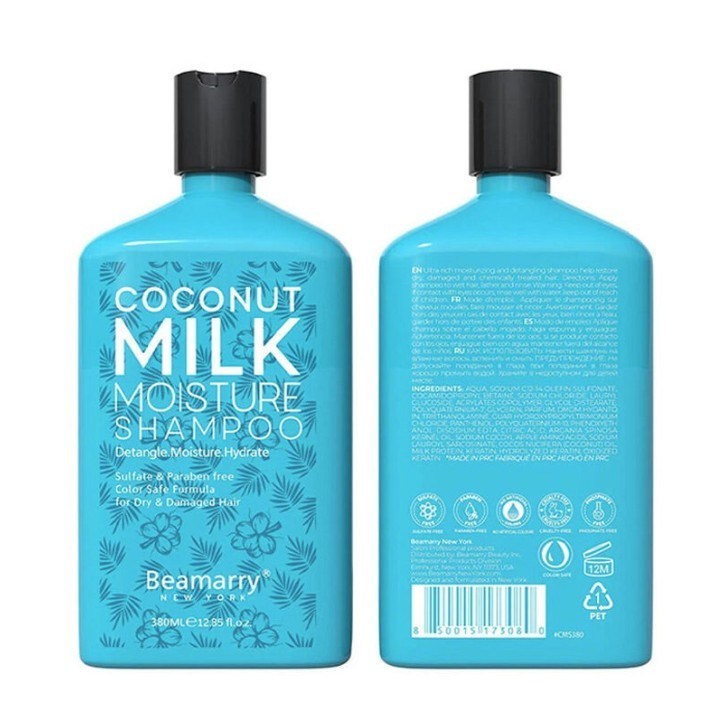 BeaMarryŞAMPUANLARBeamarry Coconut Milk Moisture Shampoo Hindistan Cevizi Sütlü Şampuan 380 ml