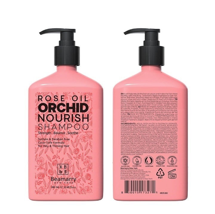 BeaMarryŞAMPUANLARBeamarry Rose Oil Orchıd Nourish Shampoo 380 ml