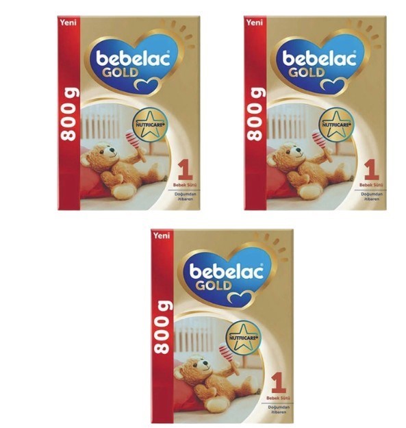 BEBELACBEBEK MAMALARIBebelac Gold 1 Bebek Sütü 0-6 Ay 800 gr 3 Adet