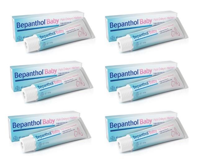 BEPANTHOLPİŞİK KREMLERİBepanthol Baby Pişik Önleyici Merhem 100 gr 6'lı