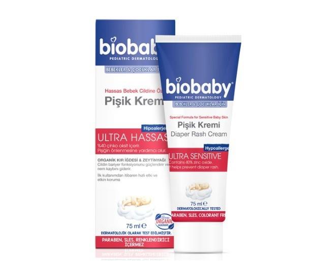 BIOBABYPİŞİK KREMLERİBiobaby Bebek Pişik Kremi %40 Çinko 75 gr