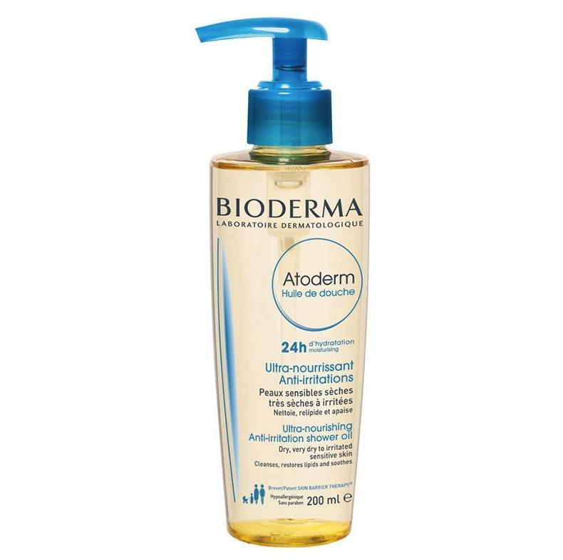 BİODERMABEBEK VE ÇOCUK CİLT TEMİZLEME ÜRÜNLERİBioderma Atoderm Huile De Douche Shower Oil 200 ml