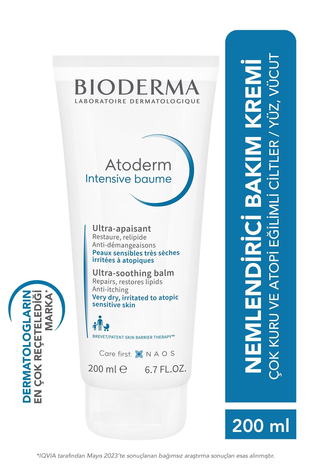 BİODERMANEMLENDİRİCİLERBioderma Atoderm Intensive Balm 200 ml 