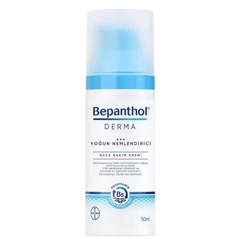 BİODERMAOUTLETOUT Bepanthol Derma Yoğun Nemlendirici Gece Bakım Kremi 50 ml