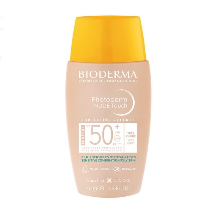 BİODERMAYÜZ GÜNEŞ ÜRÜNLERİBioderma Photoderm Nude Touch SPF50+ Very Light 40 ml
