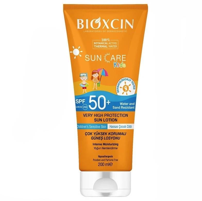 BİOXCİNGÜNEŞ ÜRÜNLERİBioxcin Sun Care Kids Losyon Spf50 200 ml