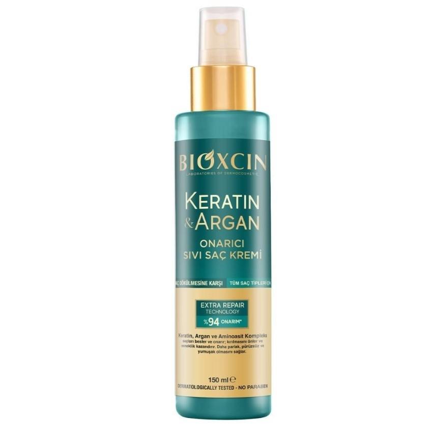 BİOXCİNSAÇ BAKIM SETİBioxcin Keratin ve Argan Onarıcı Sıvı Saç Kremi 150 ml
