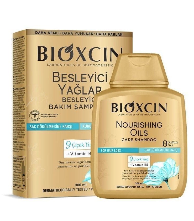 BİOXCİNŞAMPUANLARBioxcin Besleyici Yağlar Şampuan 300 ml