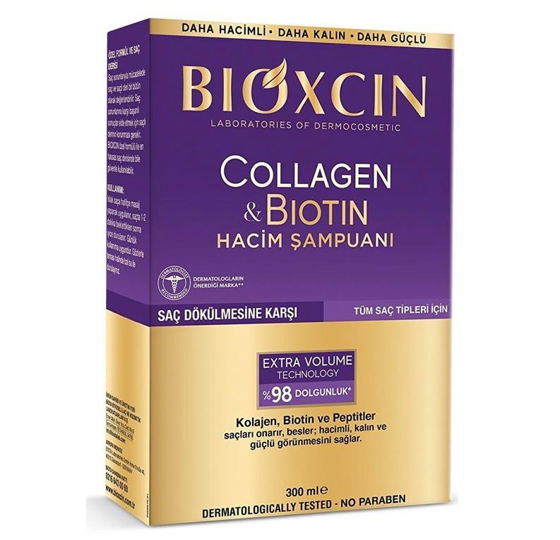 BİOXCİNŞAMPUANLARBioxcin Collagen Biotin Hacim Şampuanı 300 ml