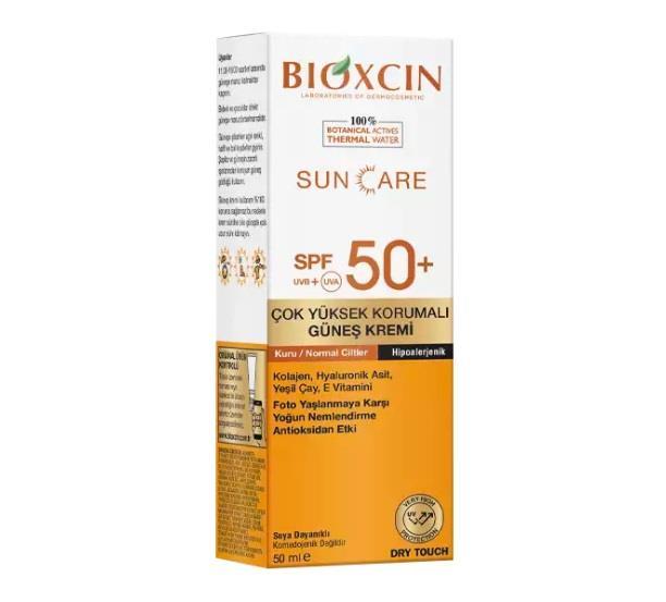 BİOXCİNYÜZ GÜNEŞ ÜRÜNLERİBioxcin Sun Care Çok Yüksek Korumalı Kuru Ciltler İçin Spf 50+ 50 ml Güneş Kremi