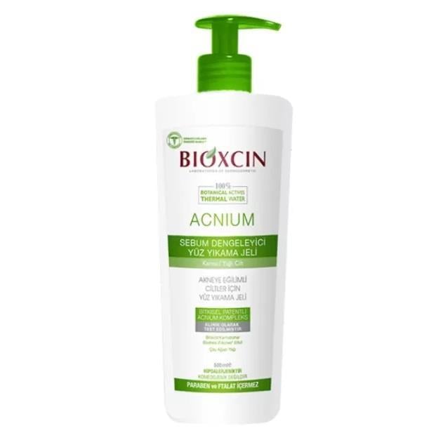 BİOXCİNYÜZ TEMİZLEYİCİLERBioxcin Acnium Sebum Dengeleyici Yüz Yıkama Jeli 500 ml