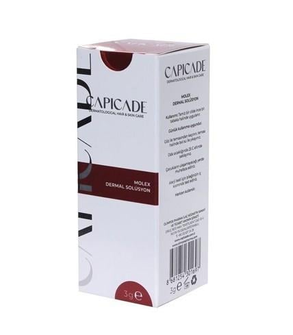 CAPİCADENEMLENDİRİCİLERCapicade Molex Dermal Solüsyon 3 gr