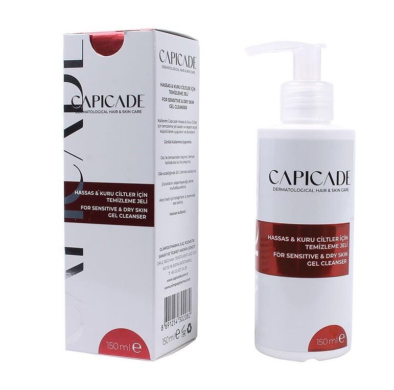 CAPİCADEYÜZ TEMİZLEYİCİLERCapicade Hassas ve Kuru Ciltler İçin Temizleme Jeli 150 ml