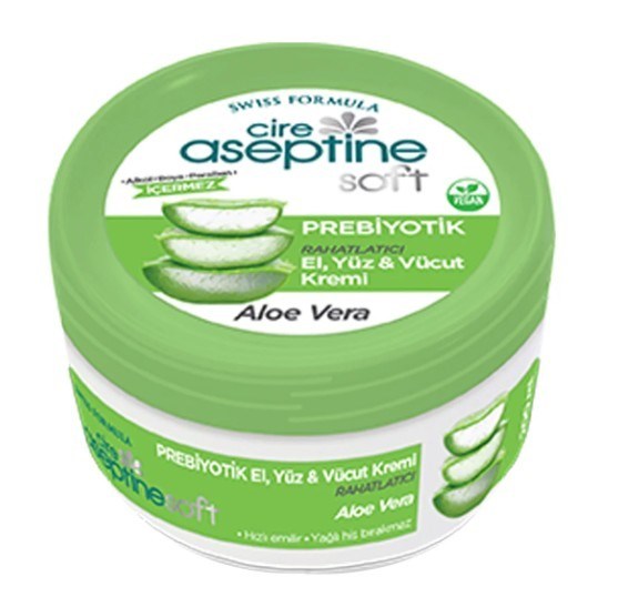 CİRE ASEPTİNENEMLENDİRİCİLERCire Aseptine Soft Aloe Vera Prebiyotik Krem 200 ml