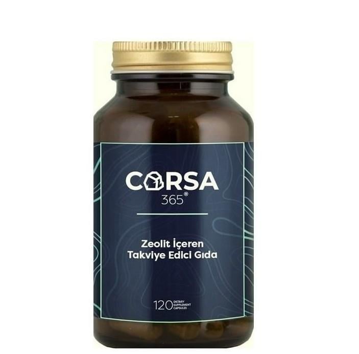 CORSAVİTAMİN-MİNERALLERCorsa 365 Zeolit İçeren Takviye Edici Gıda 120 Kapsül