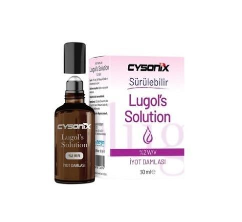 CYSONİXVİTAMİN-MİNERALLERCysonix Sürülebilir Lugol Solution %2 30 ml