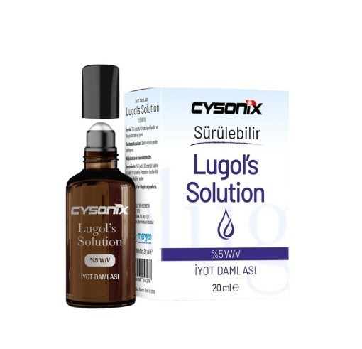 CYSONİXVİTAMİN-MİNERALLERCysonix Sürülebilir Lugol Solution %5 20 ml