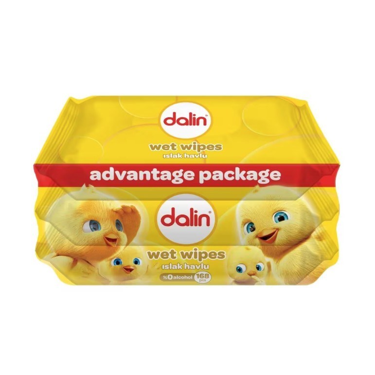 DALİNEV BAKIM Dalin Islak Havlu 3'lü Paket - 56 Adet x 3