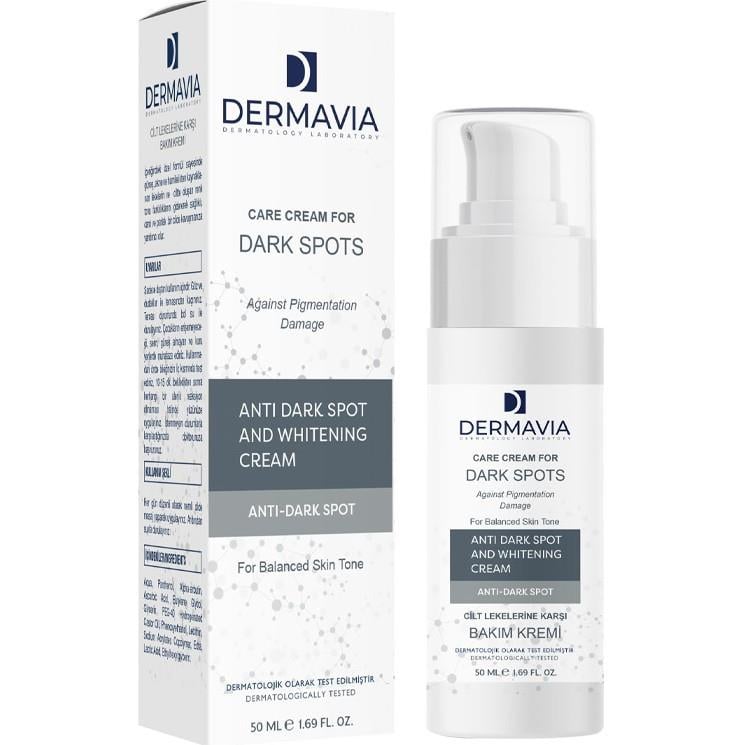 DERMAVIANEMLENDİRİCİLERDermavia Cilt Lekelerine Karşı Bakım Kremi 50 ml