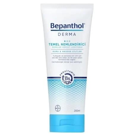 diğerOUTLETOUT Bepanthol Derma Temel Nemlendirici Günlük Vücut Losyonu Kuru ve Hassas Ciltler 200 ml