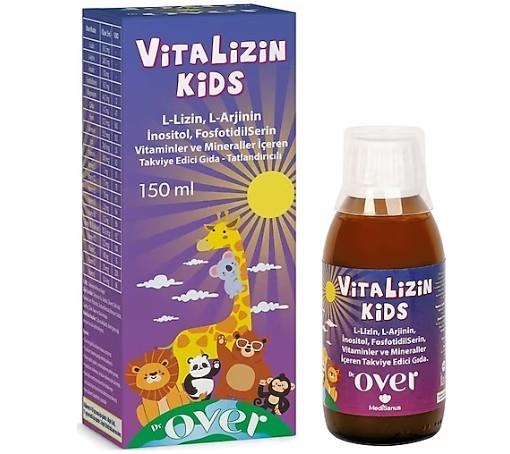 DR OVERÇOCUKLAR İÇİN BESİN TAKVİYELERİDr. Over Vitalizin Kids 150 ml
