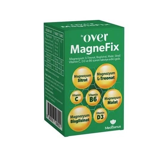 DR OVERVİTAMİN-MİNERALLERDr. Over MagneFix 60 Tablet