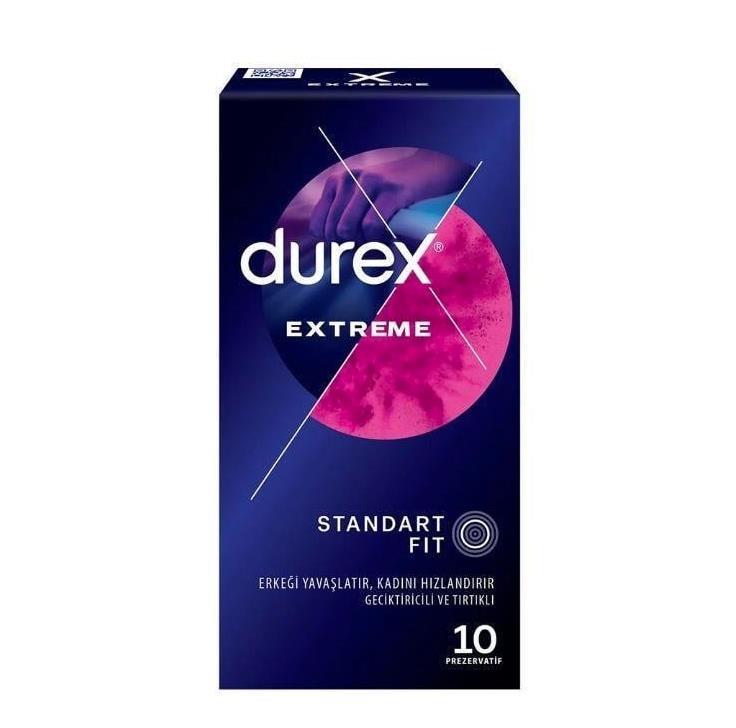 DUREXPREZERVATİFLERDurex Extreme Prezervatif 10'lu
