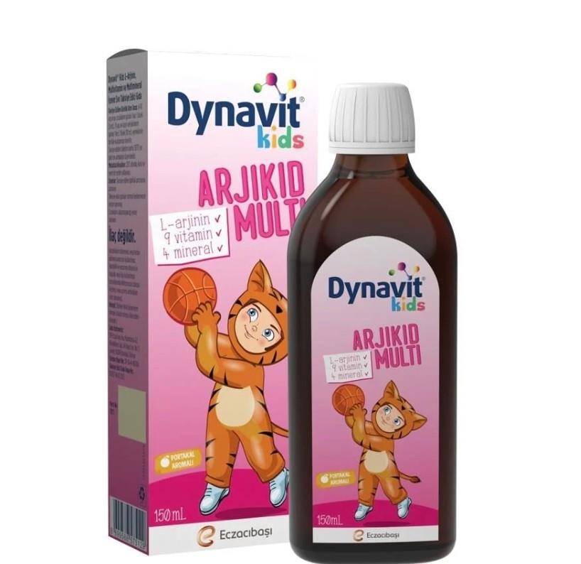 ECZACIBAŞIÇOCUKLAR İÇİN BESİN TAKVİYELERİDynavit Kids ArjiKID Multi Portakal Aromalı 150 ml