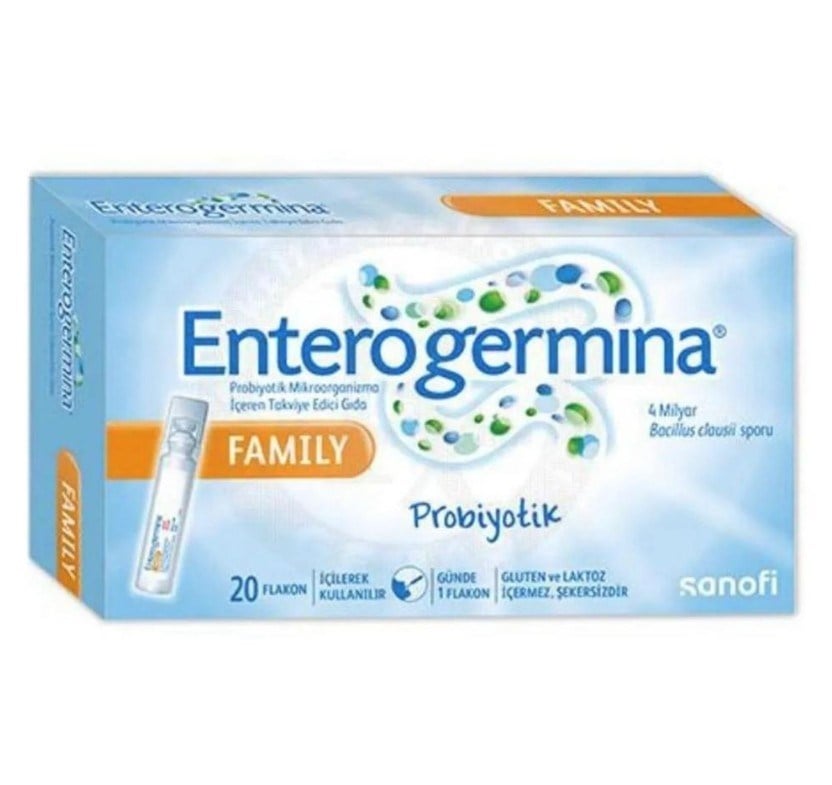 ENTEROGERMİNAPROBİYOTİKLEREnterogermina Family 5 ml x 20 Flakon