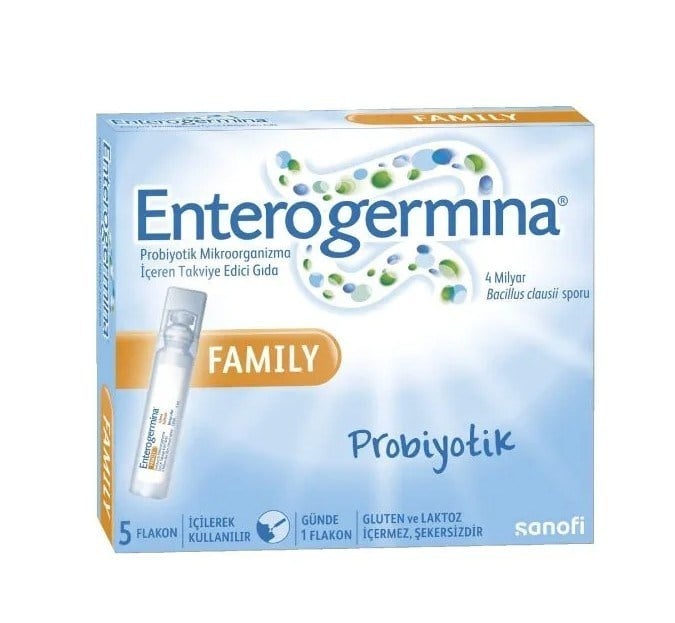 ENTEROGERMİNAPROBİYOTİKLEREnterogermina Family 5 ml x 5 Flakon