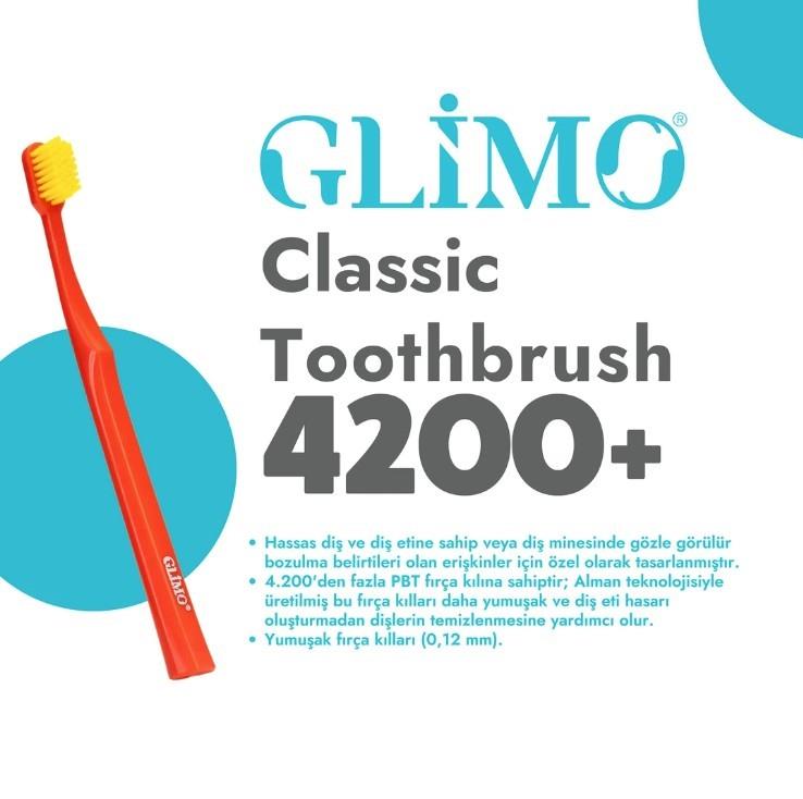 GLİMODİŞ FIRÇALARIGlimo Classic Soft 4200+ Diş Fırçası