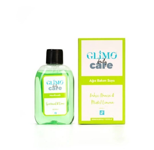 GLİMODİŞ MACUNLARIGlimo Daily Care Ağız Bakım Suyu Bahçenanesi Misket Limonu Nanesi 250 ml