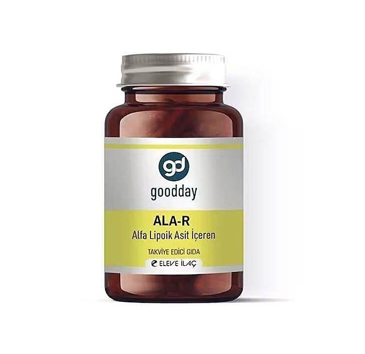 GOODDAYBESİN TAKVİYELERİGoodday ALA R Alfa Lipoik Asit 30 Kapsül 
