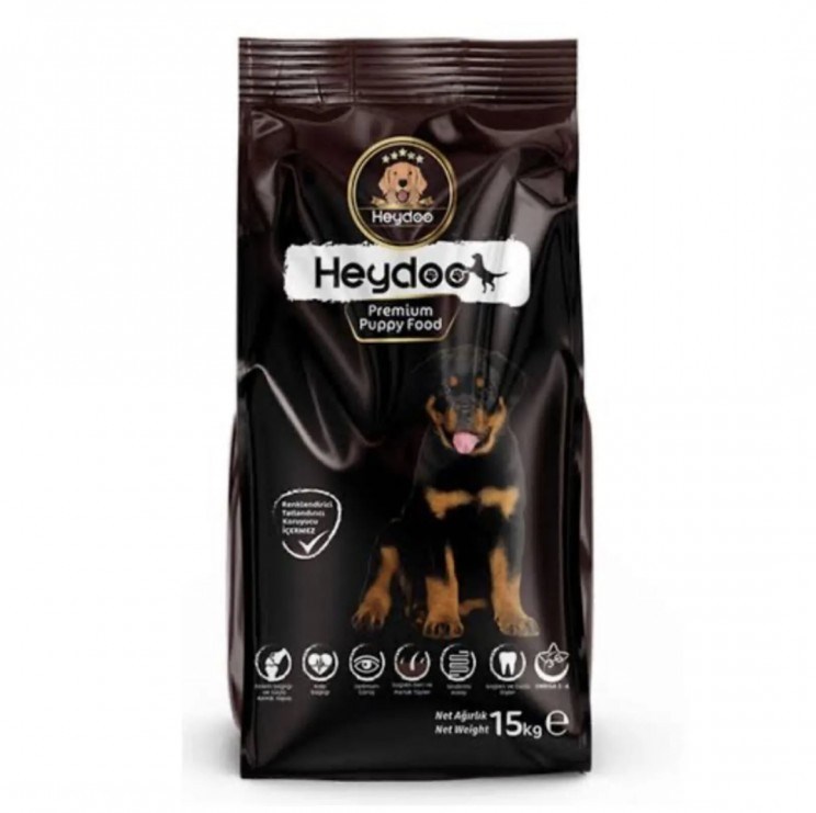 HEYDOOSEVİMLİ DOSTLARIMIZHeydoo Kuzu Etli ve Pirinçli Yavru Köpek Maması 15 Kg