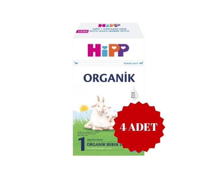 HİPPBEBEK MAMALARIHipp 1 Organik Keçi Sütü Bazlı Bebek Sütü 400 gr 4 Adet