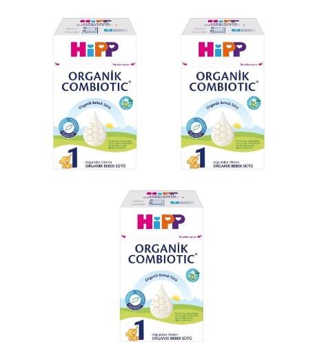 HİPPBEBEK MAMALARIHipp Organik Combiotic Bebek Sütü 1 Numara 800 gr 3 Adet