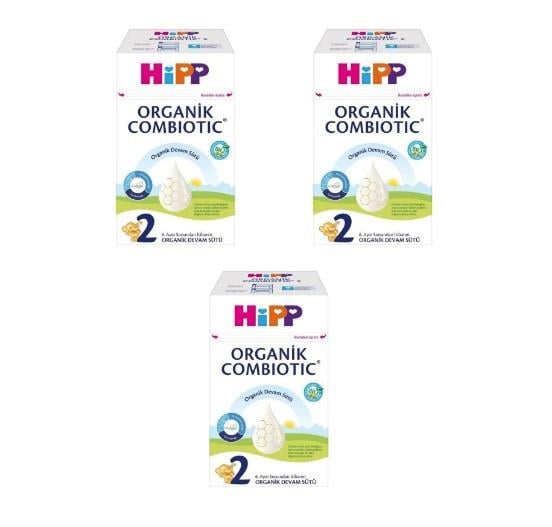 HİPPBEBEK MAMALARIHipp Organik Combiotic Bebek Sütü 2 Numara 800 gr 3 Adet