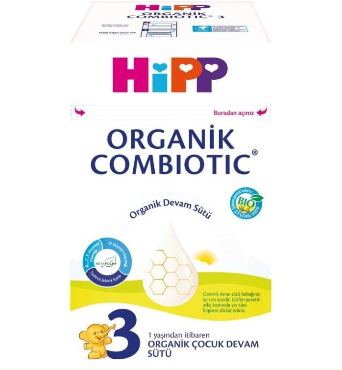 HİPPBEBEK MAMALARIHipp Organik Combiotic Bebek Sütü 3 Numara 800 gr
