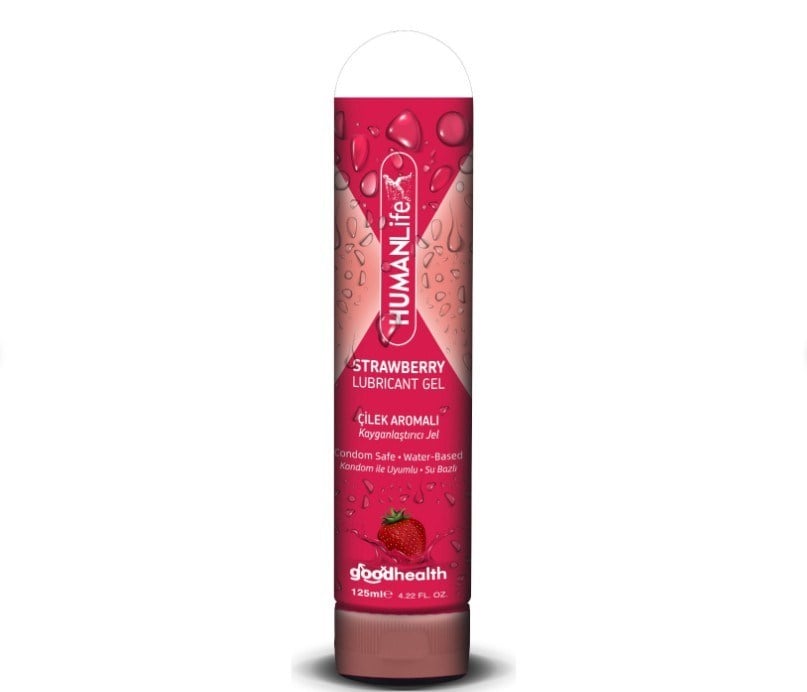 HUMANLİFEKAYGANLAŞTIRICI VE DİĞER ÜRÜNLERHumanLife 125 ml Çilek Aromalı Kayganlaştırıcı Jel Lubricant
