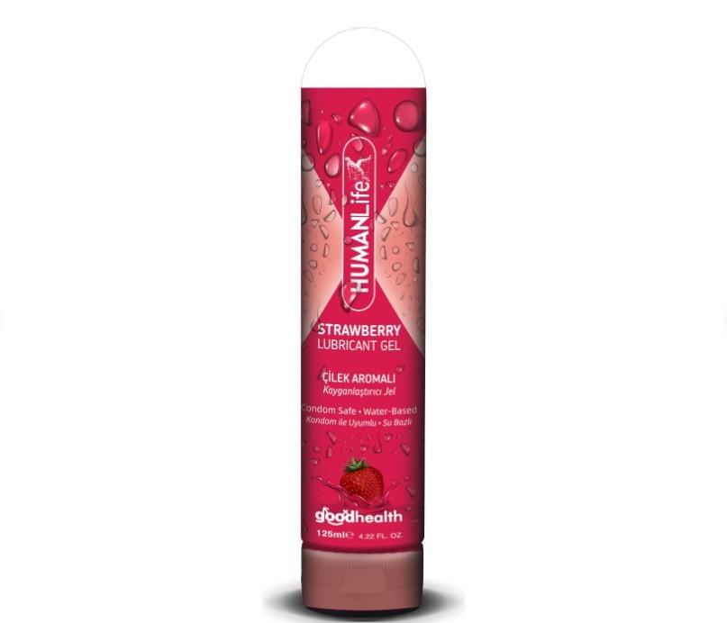 HUMANLİFEKAYGANLAŞTIRICI VE DİĞER ÜRÜNLERHumanLife 125 ml Çilek Aromalı Kayganlaştırıcı Jel Lubricant