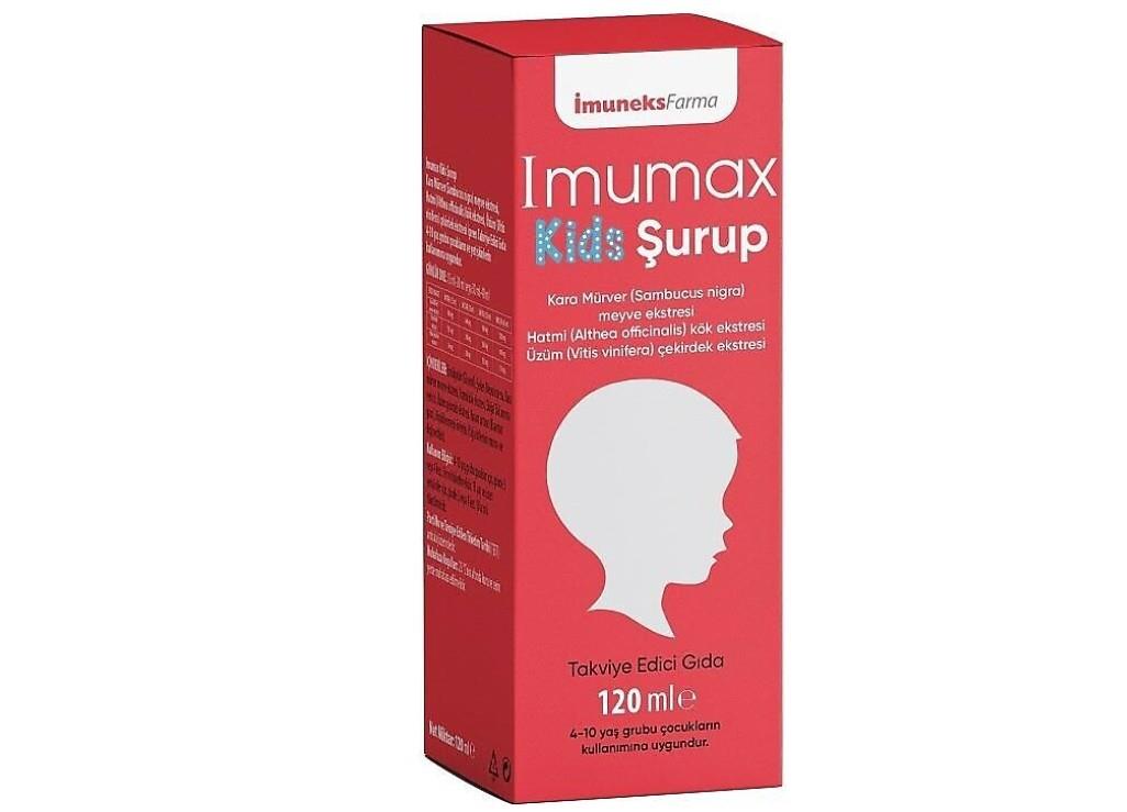 IMUNEKSÇOCUKLAR İÇİN BESİN TAKVİYELERİImumax Kids Şurup 120 ml