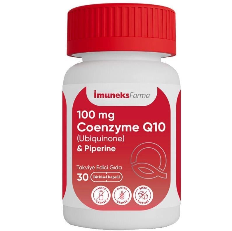 IMUNEKSVİTAMİN-MİNERALLERİmuneks 100 mg Coenzyme Q10 30 Kapsül