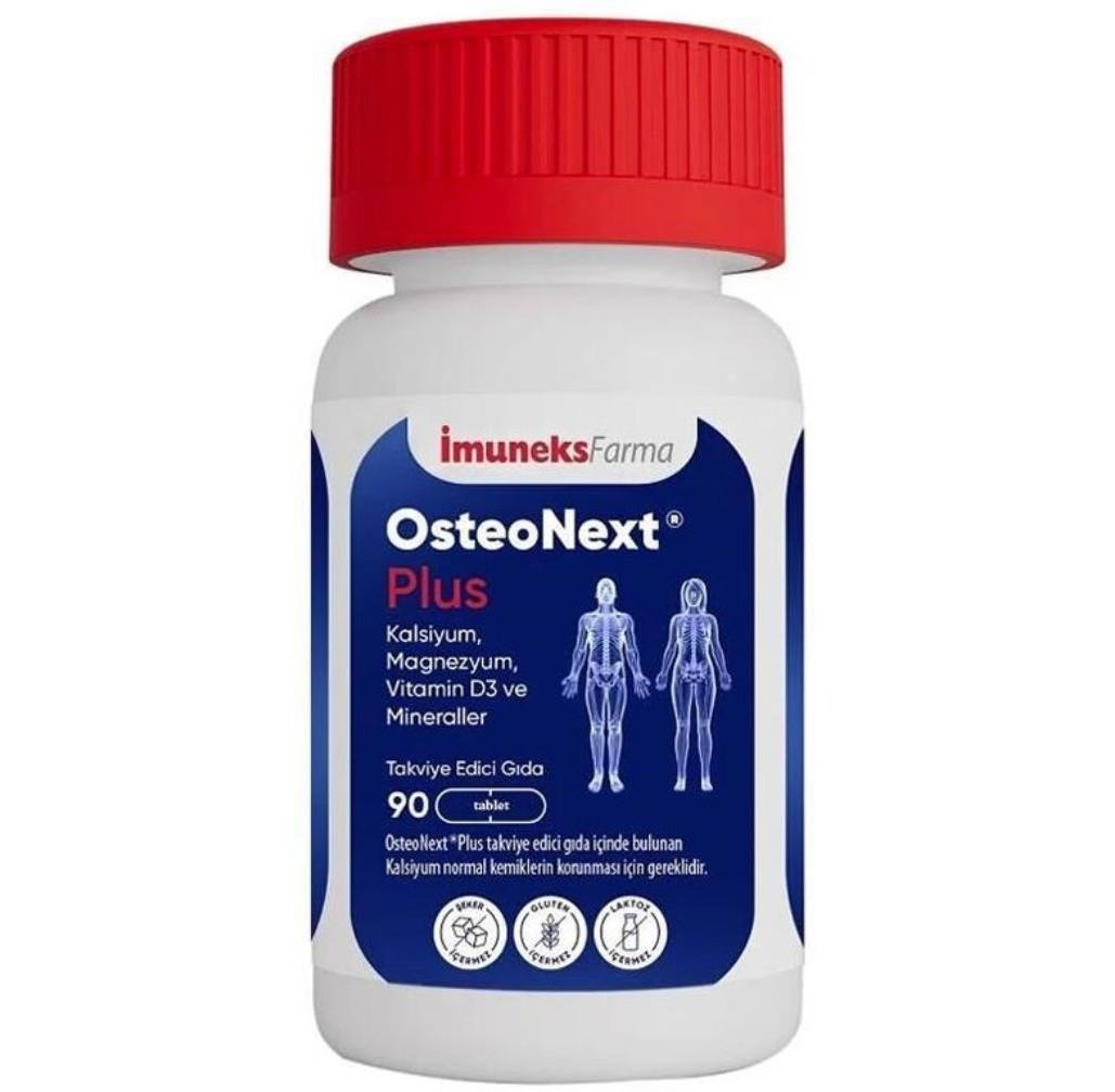 IMUNEKSVİTAMİN-MİNERALLERİmuneks Farma Osteonext Plus 90 Tablet