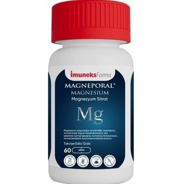 IMUNEKSVİTAMİN-MİNERALLERİmuneks Farma Magneporal Takviye Edici Gıda 60 Tablet