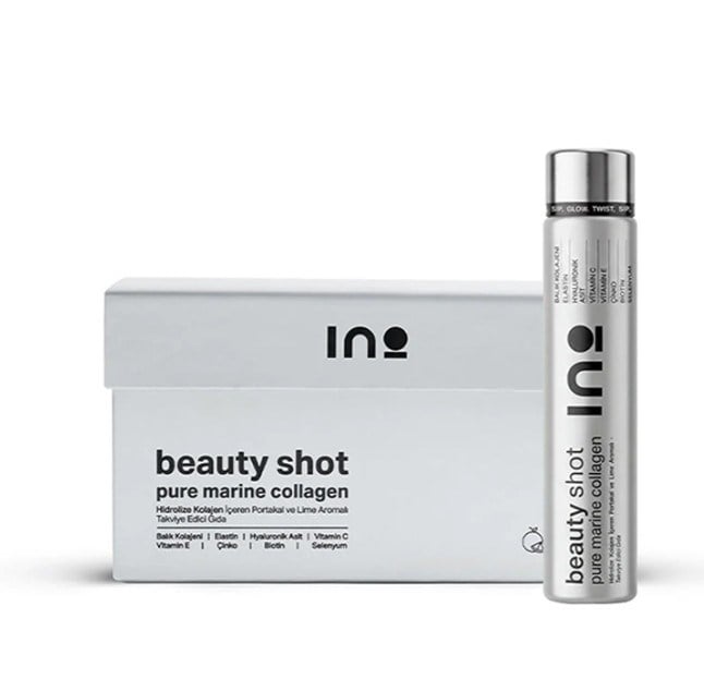 INO BeautyKOLAJENLERIno Beauty Shot Pure Marine Collagen 14 Shot 40 ml