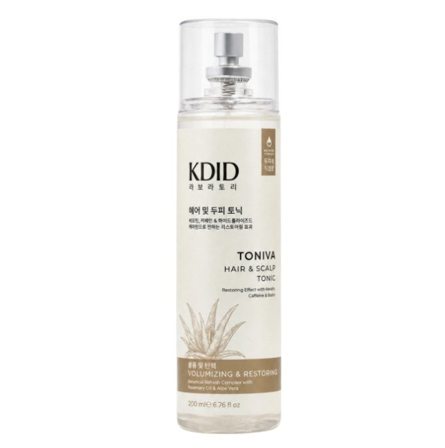 KDIDSAÇ BAKIM ÜRÜNLERİKdid Toniva Hair & Scalp Tonic Toniva Biotin Kafein Keratin İçerikli Saç Derisi Güçlendirici Bakım Toniği 200 ml
