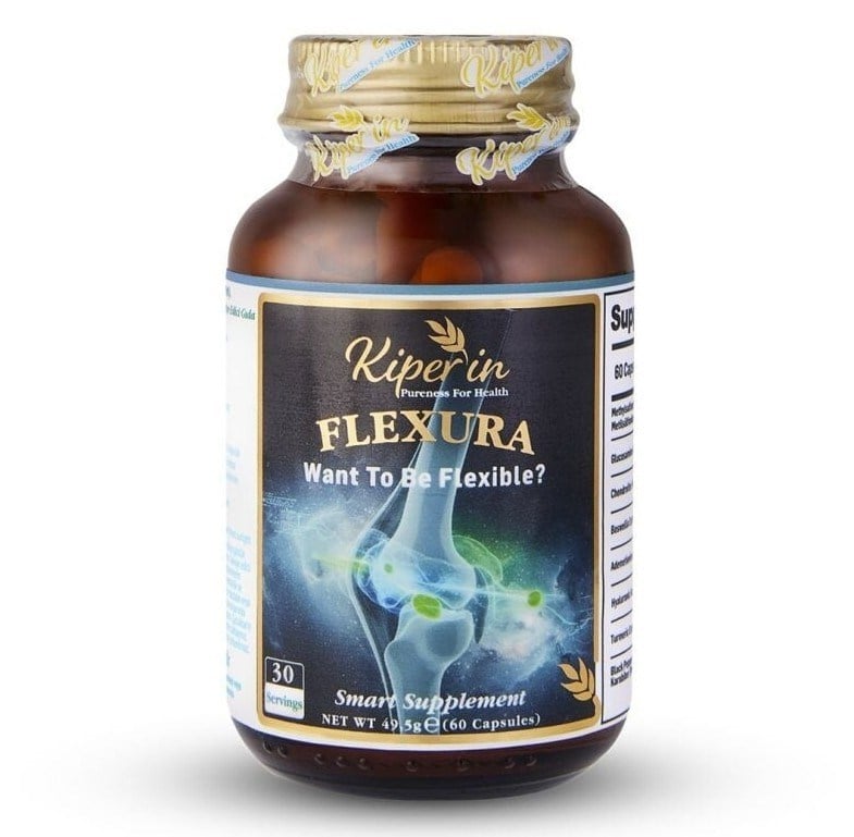 KİPERİNEKLEM SAĞLIĞI ÜRÜNLERİKiperin Flexura Glukozamin, MSM, Kondroitin, Akgünlük, SAM-e, Hyaluronik Asit 60 Kapsül