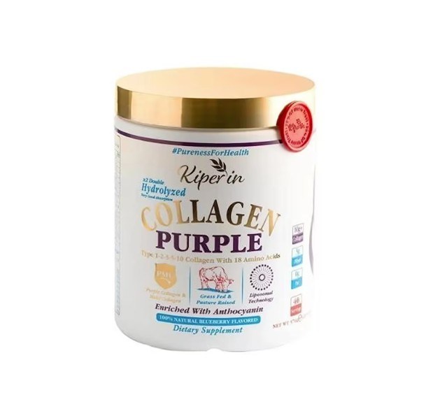 KİPERİNKOLAJENLERKiperin Purple Mor Collagen Toz 40 Günlük 575 gr