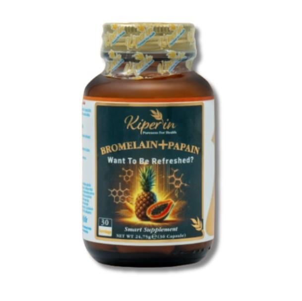 KİPERİNVİTAMİN-MİNERALLERKiperin Bromelain+ Papain 30 Kapsül